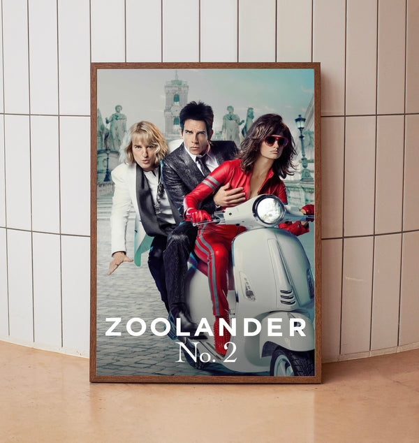 Zoolander 2 (2016) Poster, Minimalist Movie Poster, Film Poster_DS16