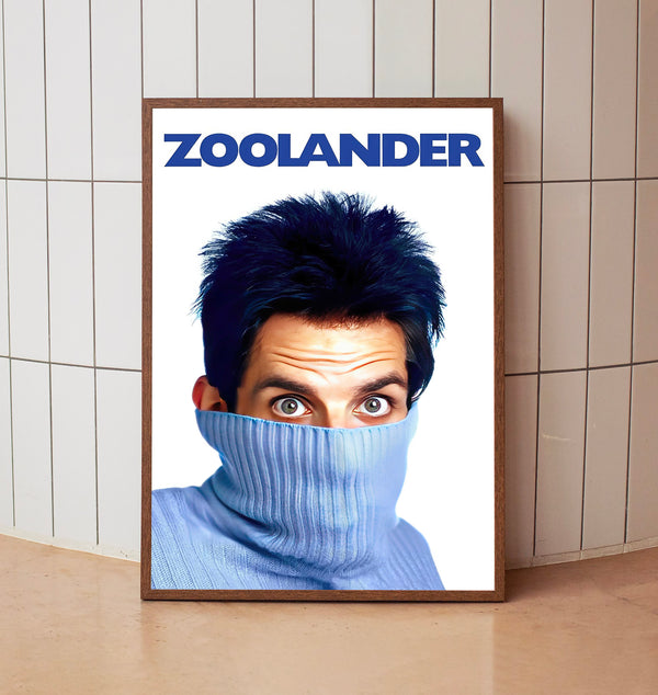 Zoolander (2001) Poster, Minimalist Movie Poster, Film Poster_DS04