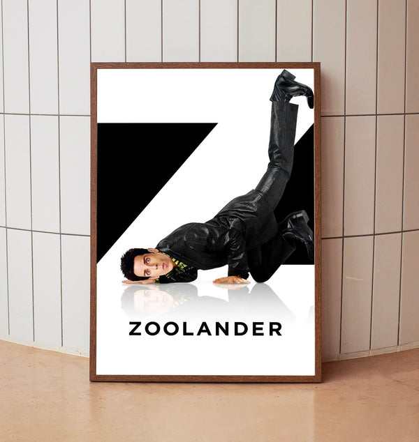 Zoolander (2001) Poster, Minimalist Movie Poster, Film Poster_DS06
