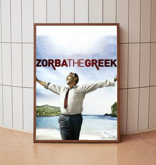 Zorba the Greek (1964) Poster, Minimalist Movie Poster, Film Poster_DS03