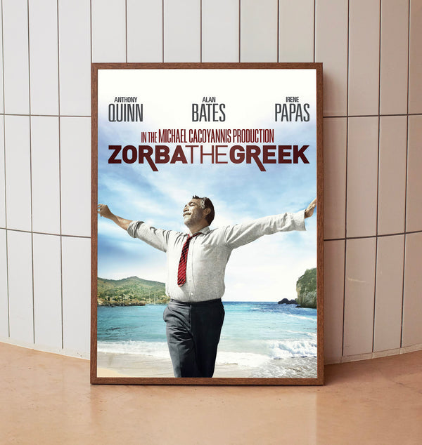 Zorba the Greek (1964) Poster, Minimalist Movie Poster, Film Poster_DS04