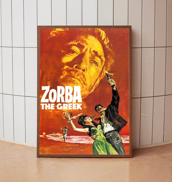 Zorba the Greek (1964) Poster, Minimalist Movie Poster, Film Poster_DS07