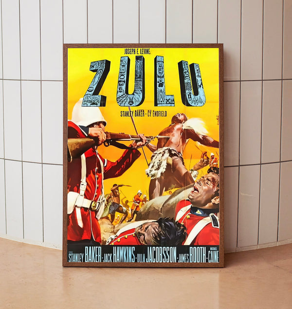 Zulu (1964) Poster, Minimalist Movie Poster, Film Poster_DS05