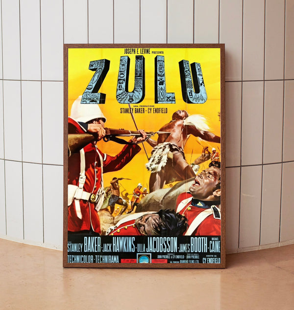 Zulu (1964) Poster, Minimalist Movie Poster, Film Poster_DS14