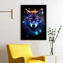 Mystical Wolf Art Poster - Enchanting Spiritual Wolf Wall Decor, Fantasy Home Decor