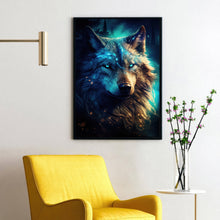 Mystical Wolf Art Poster - Enchanting Spiritual Wolf Wall Decor, Fantasy Home Decor