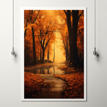 Artistic-Autumn-Forest-Scene-Canvas-Print