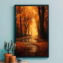 Tranquil-Autumnal-Woodland-Landscape-Art