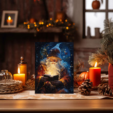 Santa Claus Fantasy Oil Painting Poster - Captivating Xmas Decor | Vintage Holiday Art Print | Ideal Christmas Gift