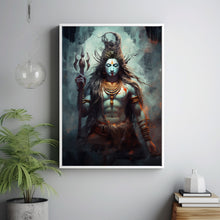 Lord Shiva and Ganesh Wall Art - Spiritual Hindu Decor, Premium Tempered Glass Printing, Large Wall Art for Home and Office