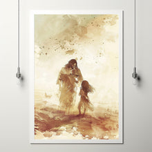 Show Me The Way, Modern Christian Art, Jesus and Little Boy Painting, Jesus and Boy Art, Jesus Painting, Jesus Poster, Christian Wall Art