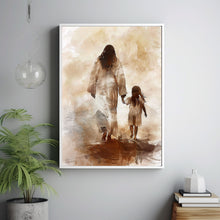 Show Me The Way, Modern Christian Art, Jesus and Little Boy Painting, Jesus and Boy Art, Jesus Painting, Jesus Poster, Christian Wall Art 1