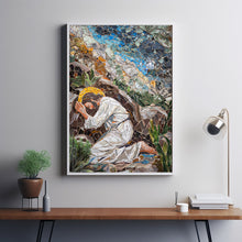 Jesus Christ Praying Holy Painting Poster God Peace Print Wall Art Gift Trendy Living Room Home Decor Framed Canvas Christian Nursery Decor 2
