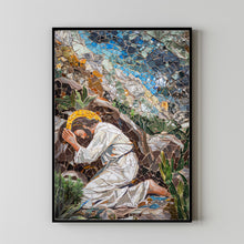 Jesus Christ Praying Holy Painting Poster God Peace Print Wall Art Gift Trendy Living Room Home Decor Framed Canvas Christian Nursery Decor 2