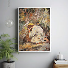 Jesus Christ Praying Holy Painting Poster God Peace Print Wall Art Gift Trendy Living Room Home Decor Framed Canvas Christian Nursery Decor 1