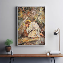 Jesus Christ Praying Holy Painting Poster God Peace Print Wall Art Gift Trendy Living Room Home Decor Framed Canvas Christian Nursery Decor 1