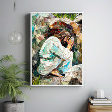 Jesus Christ Praying Holy Painting Poster God Peace Print Wall Art Gift Trendy Living Room Home Decor Framed Canvas Christian Nursery Decor 4