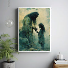Understood and Loved, Christian Painting, Jesus and Girl, Poster Jesus Painting, Jesus with Kids, LDS Wall Art, Bible Art, Jesus Children