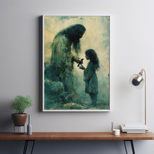 Understood and Loved, Christian Painting, Jesus and Girl, Poster Jesus Painting, Jesus with Kids, LDS Wall Art, Bible Art, Jesus Children
