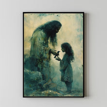 Understood and Loved, Christian Painting, Jesus and Girl, Poster Jesus Painting, Jesus with Kids, LDS Wall Art, Bible Art, Jesus Children