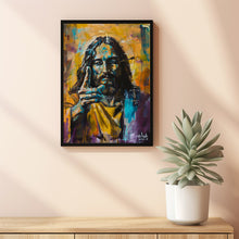 Jesus Nailed It Poster, Wall Art Gift Trendy Living Room Home Decor Framed Canvas Christian Nursery Decor