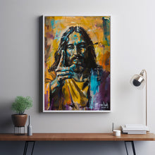 Jesus Nailed It Poster, Wall Art Gift Trendy Living Room Home Decor Framed Canvas Christian Nursery Decor