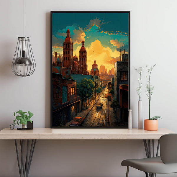 Mexico City, Mexico Print - Captivating Travel Poster | Ideal Mexico Wall Art and Travel Gift