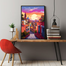 Mexico City Romantic Landscape - Enchanting Mexico Travel Poster | Ideal Wall Art and Travel Gift