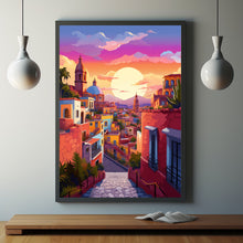 Mexico City Romantic Landscape - Enchanting Mexico Travel Poster | Ideal Wall Art and Travel Gift