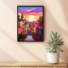 Mexico City Romantic Landscape - Enchanting Mexico Travel Poster | Ideal Wall Art and Travel Gift