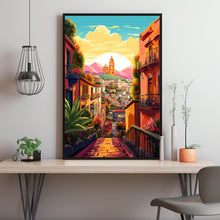 Mexico City Romantic Landscape - Enchanting Mexico Travel Poster | Ideal Wall Art and Travel Gift