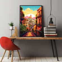 Mexico City Romantic Landscape - Enchanting Mexico Travel Poster | Ideal Wall Art and Travel Gift