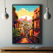 Mexico City Romantic Landscape - Enchanting Mexico Travel Poster | Ideal Wall Art and Travel Gift