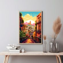 Mexico City Romantic Landscape - Enchanting Mexico Travel Poster | Ideal Wall Art and Travel Gift