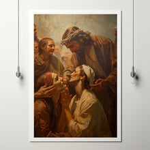 Healing Embrace, Jesus Hugging Girl, Jesus and Woman Art, Christian Painting, Modern Christian Art, Bible Verse Wall Art, Jesus Painting 11