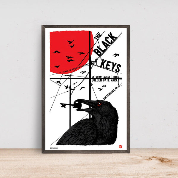 the black keys Poster- Room Decor Wall Art - Canvas Fabric Print - Poster Gift 1616906305