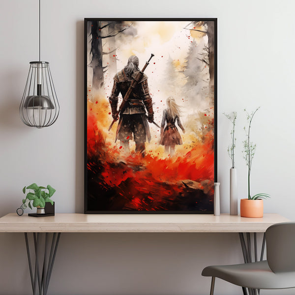 Witcher Poster and Wall Art - Witcher Fantasy Art Prints