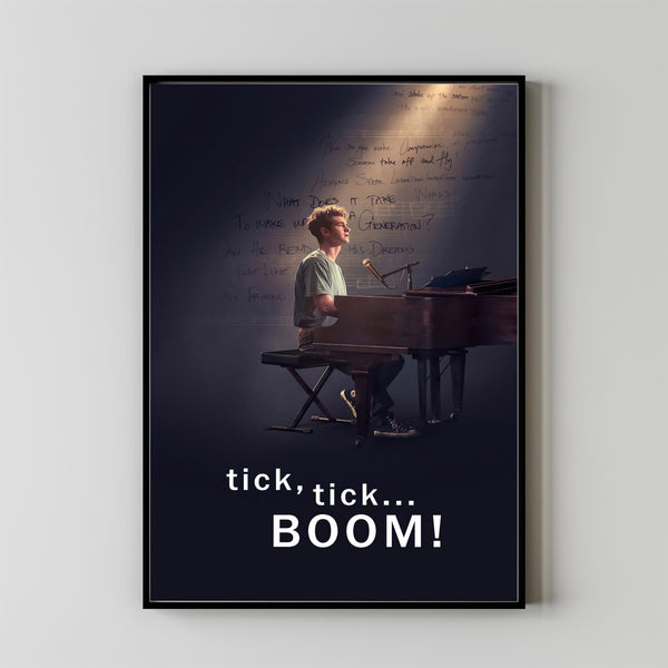 tick, tick... BOOM Movie Poster, Room Decor, Home Decor, Art Poster for Gift 1