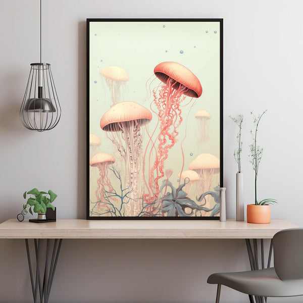 Octopus Vintage Poster Print - Unique Seafood-Inspired Art | Original Gift for Seafood Lovers and Enthusiasts