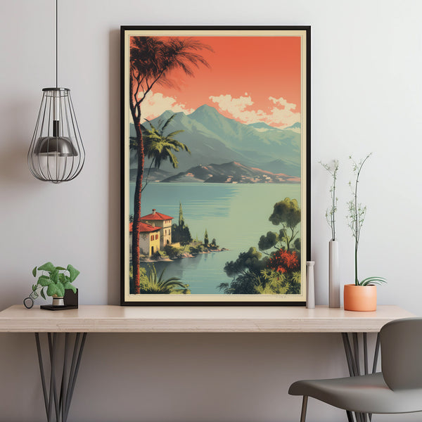 Lake Como Print - Exquisite Travel Poster Art | Perfect for Home Decor, Birthday Presents, and Wedding Anniversary Gifts