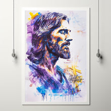 Resolute Gaze - Jesus Christ Art Print Spiritual Canvas Christian Wall Art Religious Decor Jesus Art Chruch 1