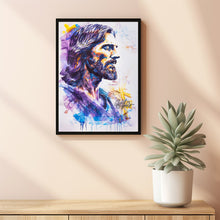 Resolute Gaze - Jesus Christ Art Print Spiritual Canvas Christian Wall Art Religious Decor Jesus Art Chruch 1