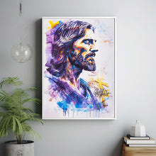 Resolute Gaze - Jesus Christ Art Print Spiritual Canvas Christian Wall Art Religious Decor Jesus Art Chruch 1