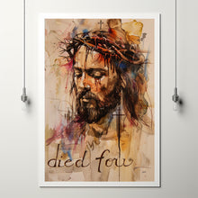 Resolute Gaze - Jesus Christ Art Print Spiritual Canvas Christian Wall Art Religious Decor Jesus Art Chruch