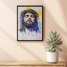 Resolute Gaze - Jesus Christ Art Print Spiritual Canvas Christian Wall Art Religious Decor Jesus Art Chruch 2