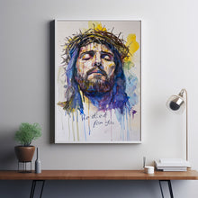 Resolute Gaze - Jesus Christ Art Print Spiritual Canvas Christian Wall Art Religious Decor Jesus Art Chruch 2