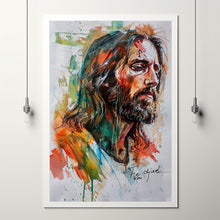 Resolute Gaze - Jesus Christ Art Print Spiritual Canvas Christian Wall Art Religious Decor Jesus Art Chruch 5