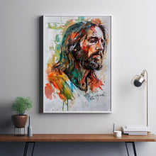 Resolute Gaze - Jesus Christ Art Print Spiritual Canvas Christian Wall Art Religious Decor Jesus Art Chruch 5