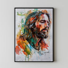 Resolute Gaze - Jesus Christ Art Print Spiritual Canvas Christian Wall Art Religious Decor Jesus Art Chruch 5